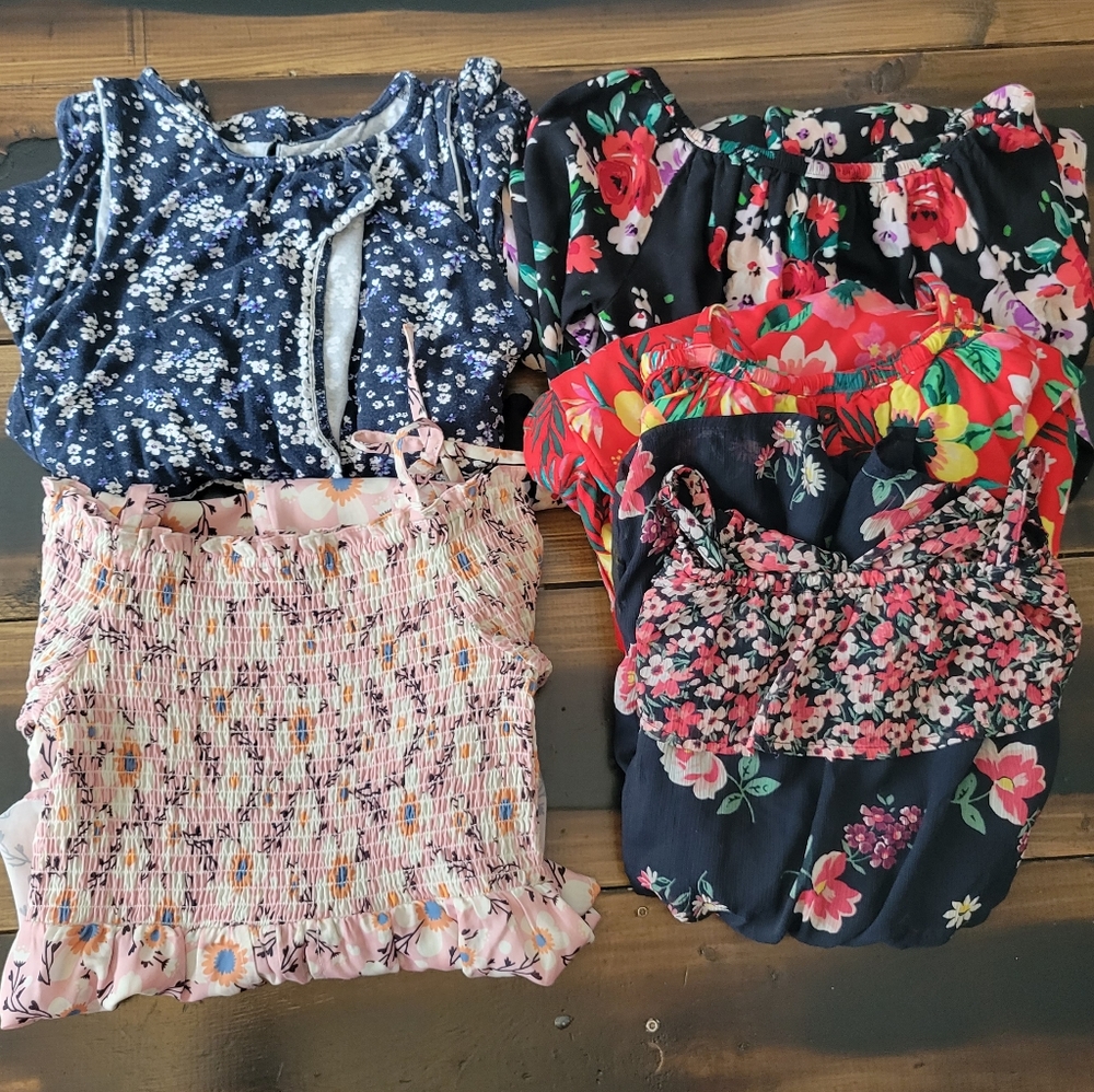 Abercrombie/kidpik girls rompers 10/12